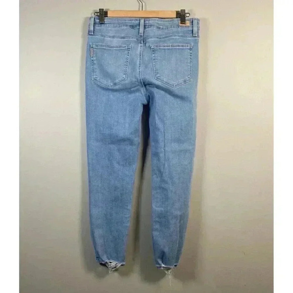 Paige Verdugo Ankle Jeans Women's Size 29 Blue Mid Rise Light Wash 5-Pocket - Picture 3 of 11